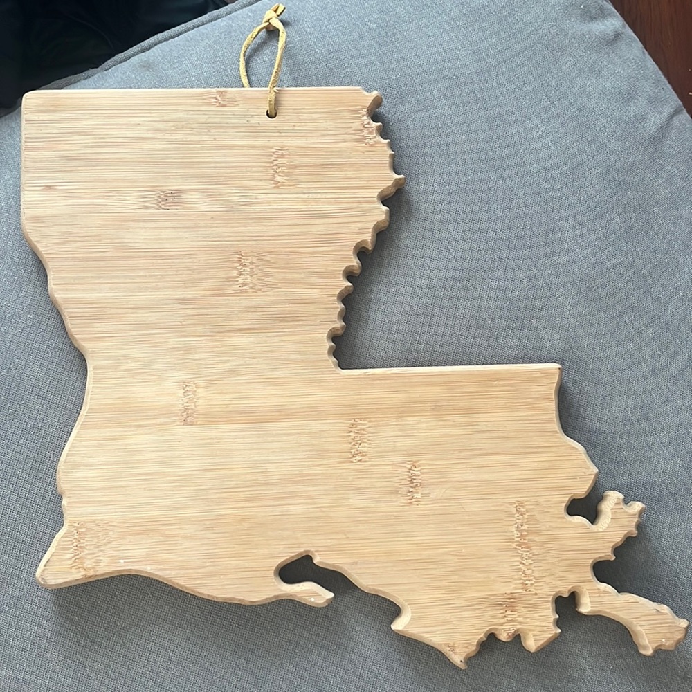 Louisiana Bamboo cutting board